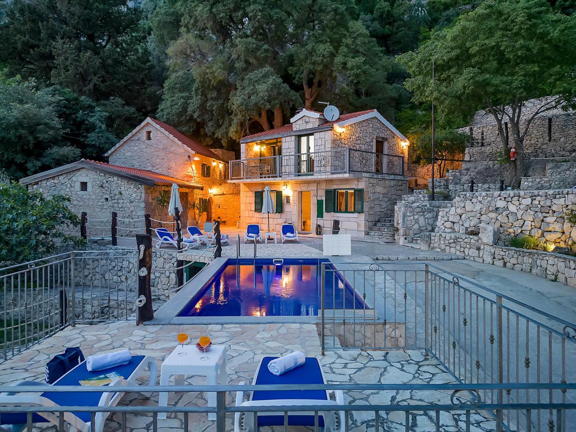 Stonehouse Residence In Makarska With Heated Pool Exteriör bild