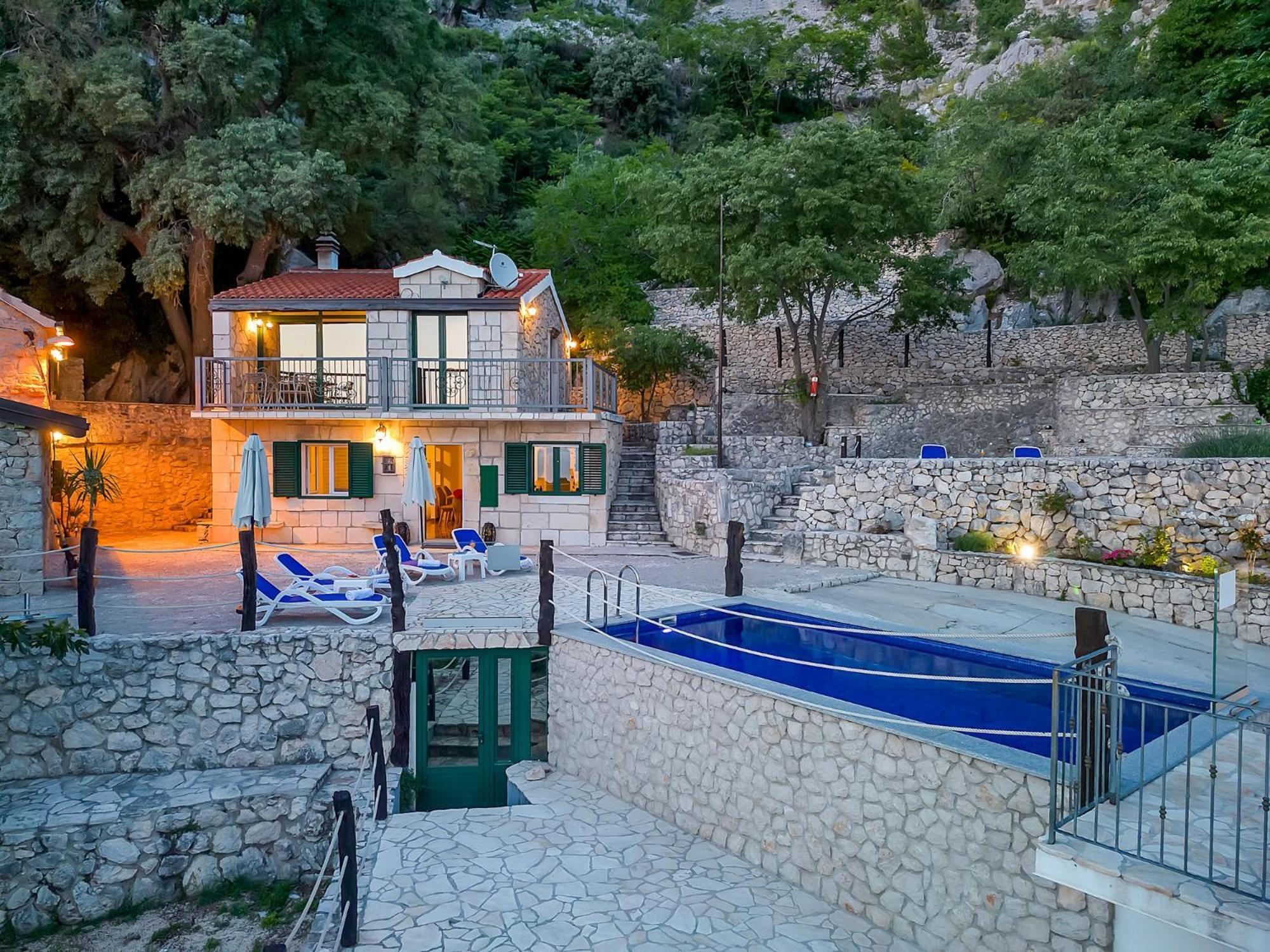 Stonehouse Residence In Makarska With Heated Pool Exteriör bild